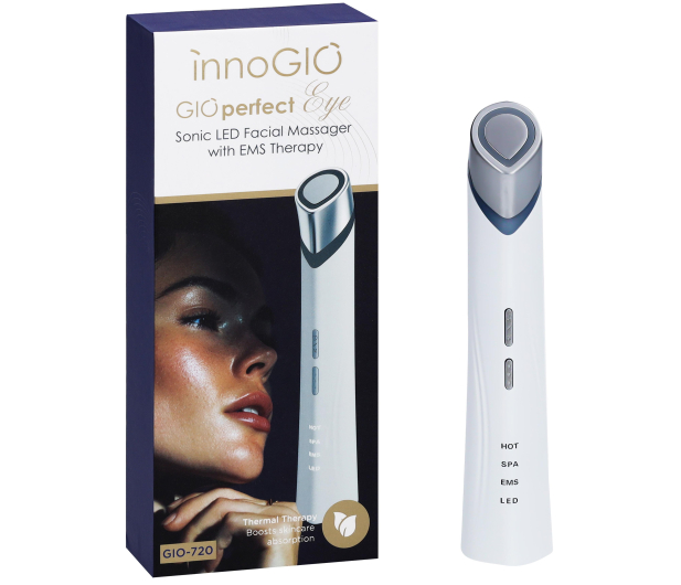 InnoGIO GIOperfect Eye GIO-720 - Soniczny masażer do twarzy LED z te - 1486848 - zdjęcie